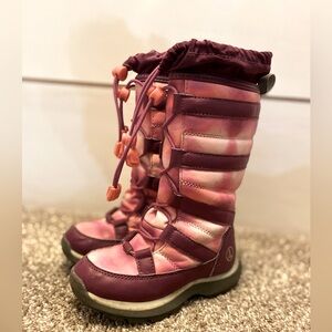 Toddler size 10 Lands end winter boots. GUC